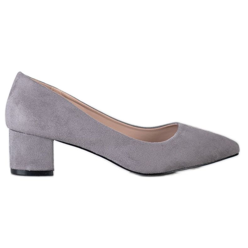 Goodin Décolleté Grigie In Spitz grigio