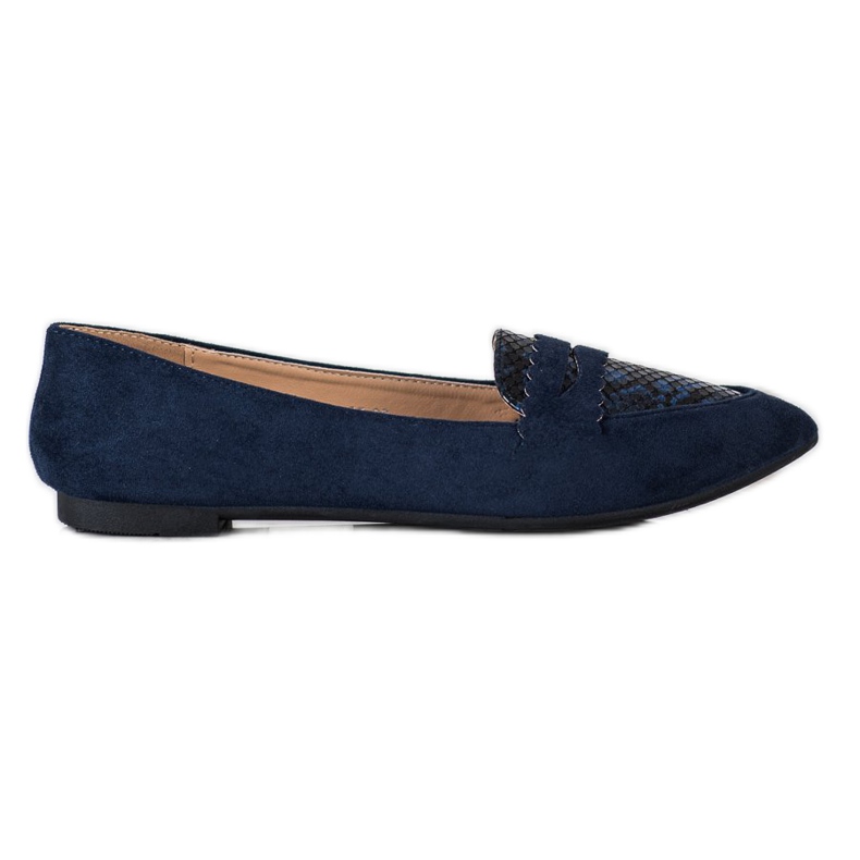 Small Swan Stampa serpente Lordsy blu scuro blu navy