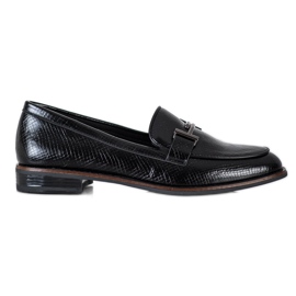 Scarpe Sergio Leone con stampa serpente nero