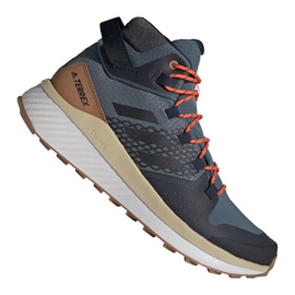 Scarpe Adidas Terrex Folgian Mid Gtx M EF6766 marrone nero arancia grigio