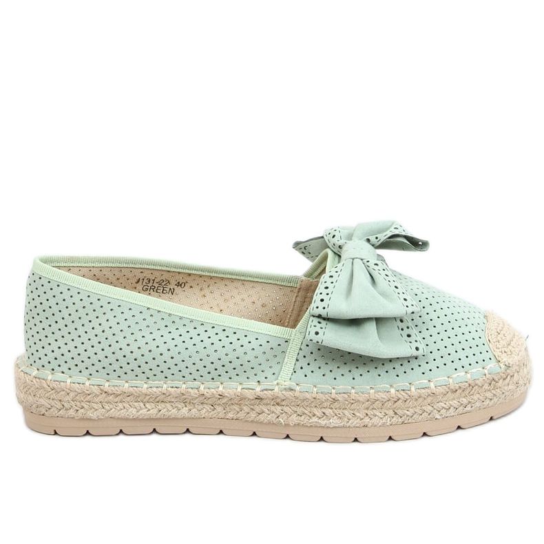 Espadrillas da donna acquamarina J131-22 Verde