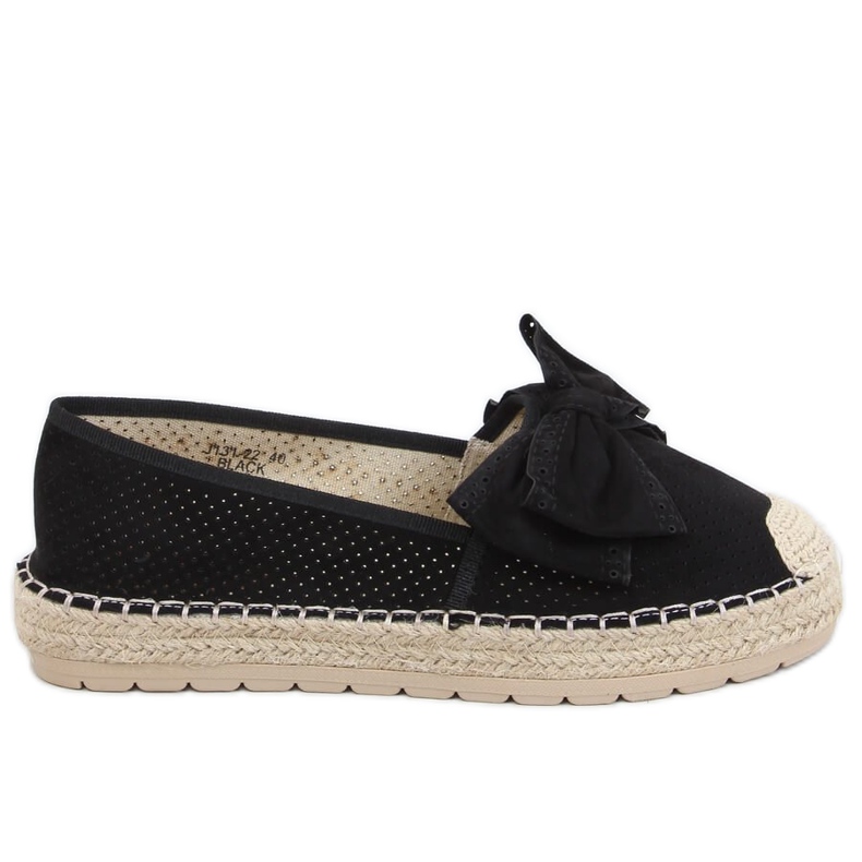 Espadrillas nere da donna J131-22 Black nero