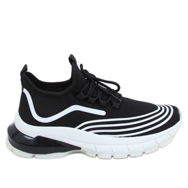 Nero BX1820-SP NERO / BIANCO calzini scarpe sportive