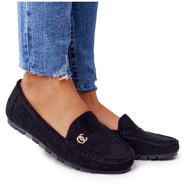 PS1 Mocassini da donna in pelle scamosciata neri Madelyn nero