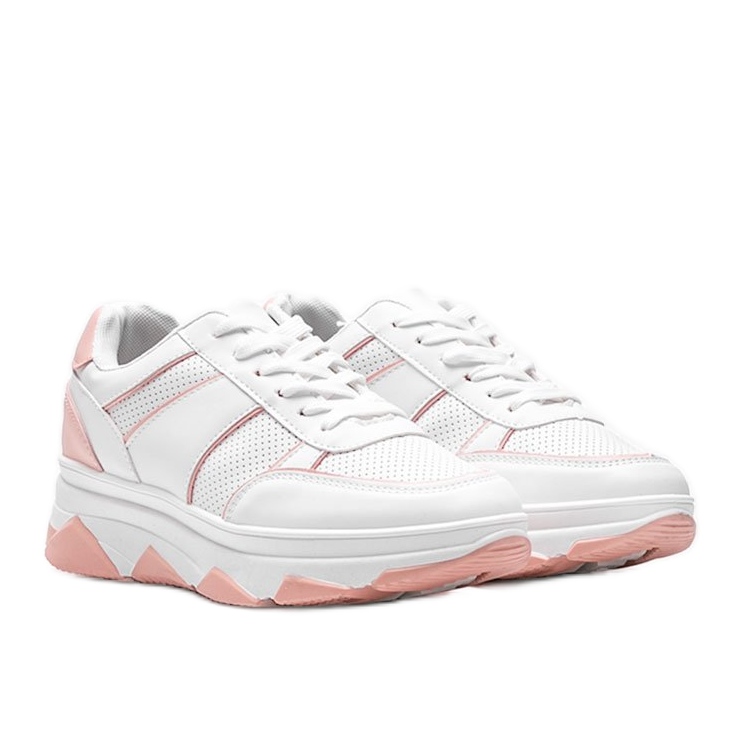 Sneakers bianche e rosa di Julissa bianca
