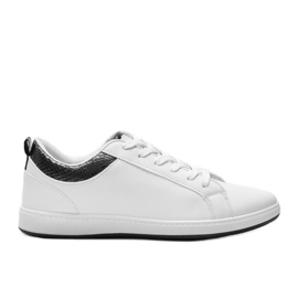Sneakers bianche con inserto olografico Madalynn nero bianca