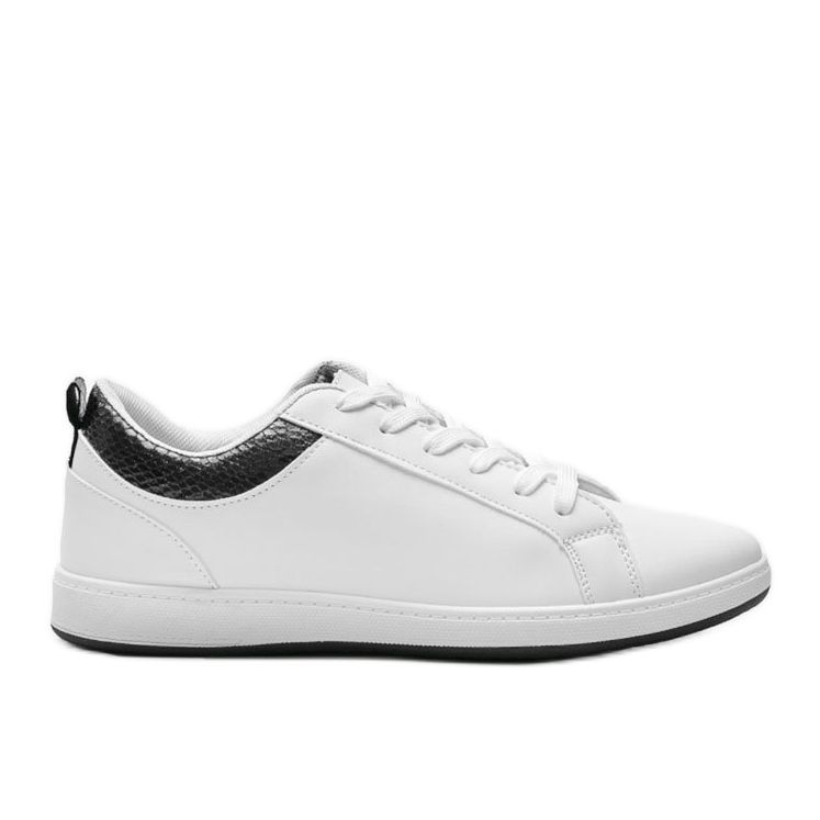 Sneakers bianche con inserto olografico Madalynn nero bianca