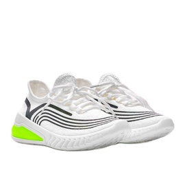 Sneakers bianche slip-on con motivo Delaney olografico bianco