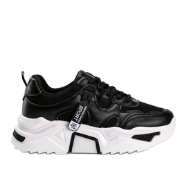 Sneakers nere con suola spessa Cristina nero