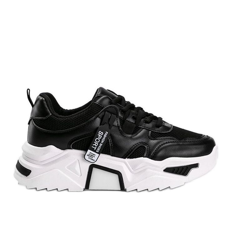 Sneakers nere con suola spessa Cristina nero