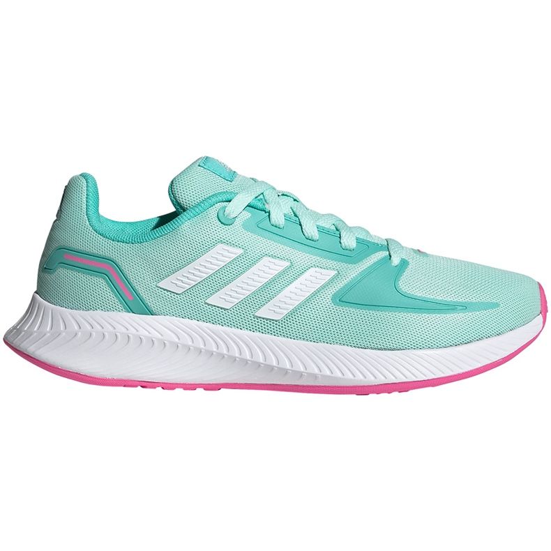 Scarpe da bambino Adidas Runfalcon 2.0 K rosa menta FY9502 verde