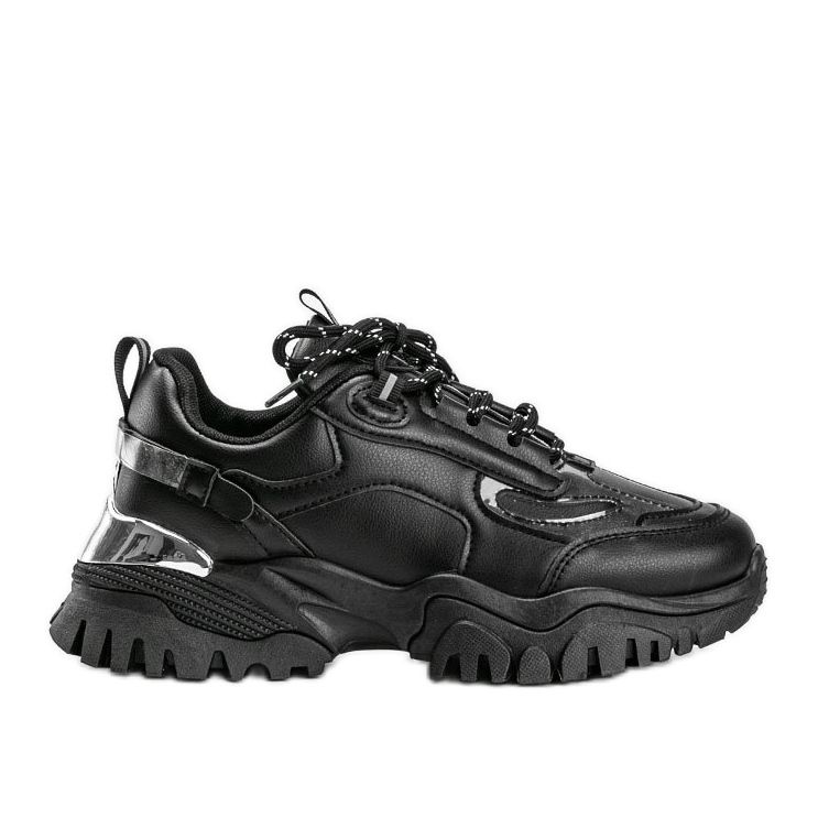 Sneakers nere con inserti metallici Ansley nero