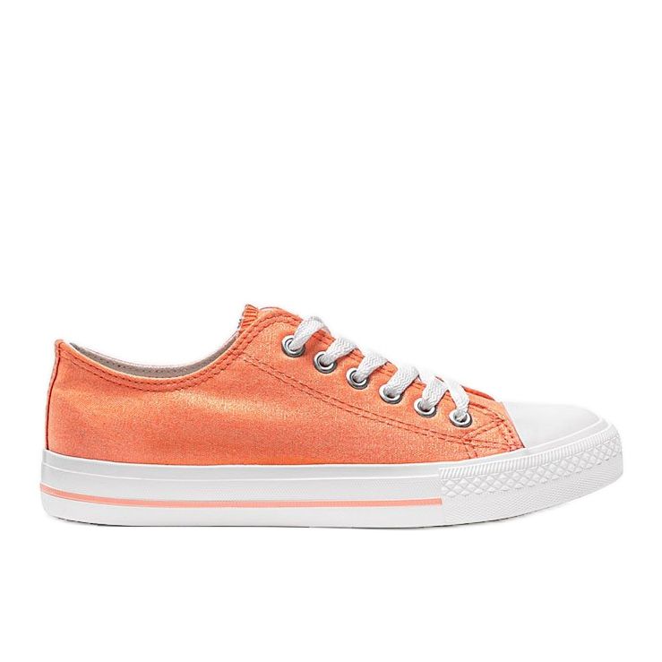 Sneakers Cora arancioni lucide arancia