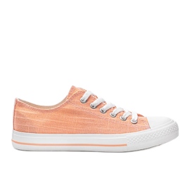 Sneakers lucide rosa Cora
