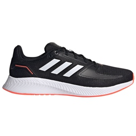 Adidas Runfalcon 2.0 M FZ2803 scarpe da corsa bianca nero arancia