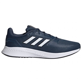 Adidas Runfalcon 2.0 M FZ2807 scarpe da corsa bianca blu navy