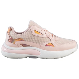 Creamberry'S Sneakers Con Inserti Holo rosa