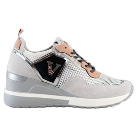 VINCEZA sneakers colorate bianco grigio multicolore
