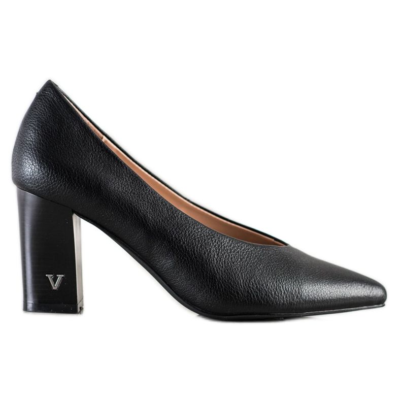Décolleté Con Ecopelle VINCEZA nero