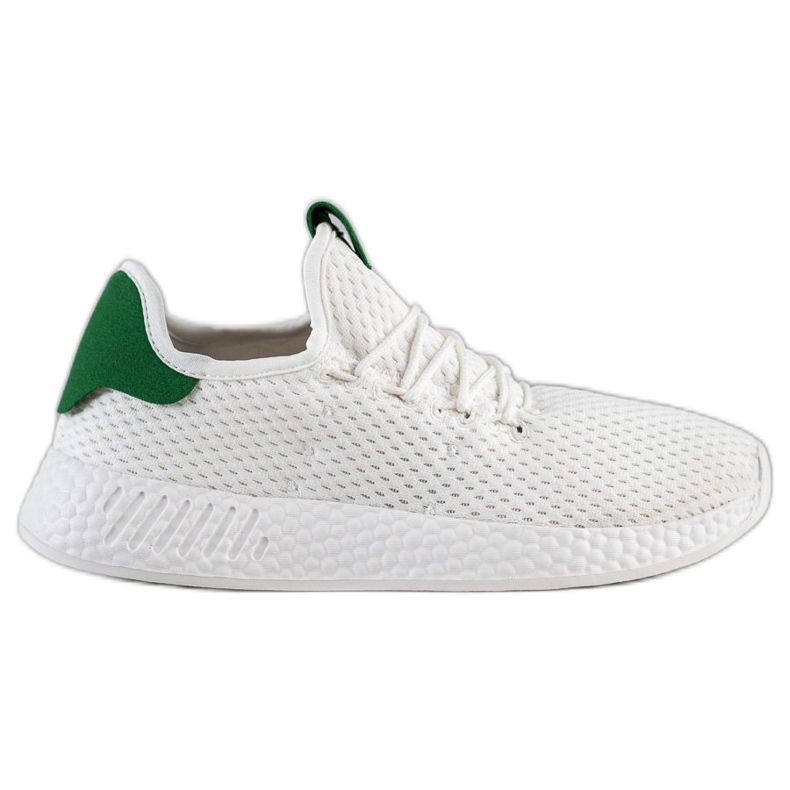 Bona Sneakers in tessuto leggero bianca