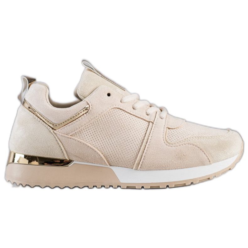 SHELOVET Sneakers in camoscio beige
