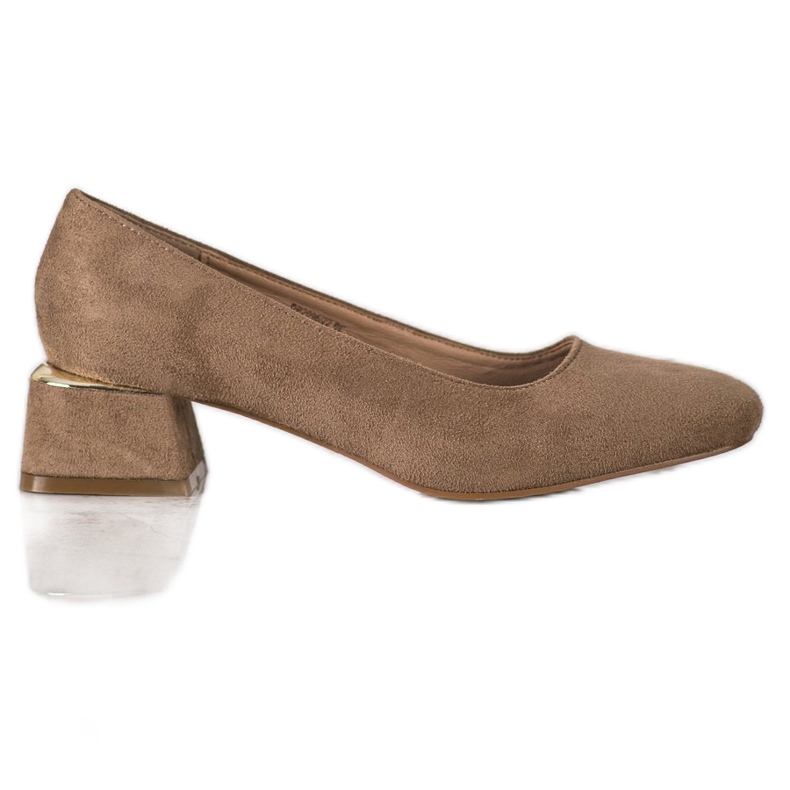 Filippo Décolleté con tacchi alti marrone