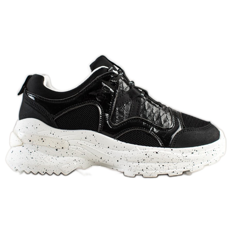 SHELOVET Sneakers Con Plateau Decorativo nero
