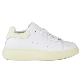 SHELOVET Sneakers Sulla Piattaforma Verde bianco