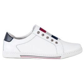 Filippo Scarpe sportive, sneakers in pelle bianca