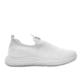 Katy scarpe sportive slip-on bianche bianca