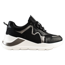 Weide Comode scarpe da ginnastica alla moda nero