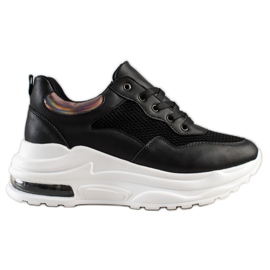 Weide Sneakers comode sulla piattaforma nero