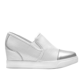 Sneakers Camila donna bianco perlato bianca