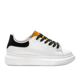 Sneakers con suola Chunky Lauryn bianche bianco