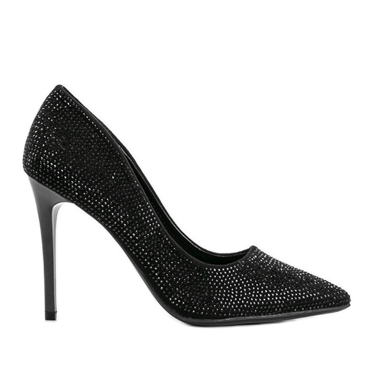 Scarpe nere 2025 lucide tacco