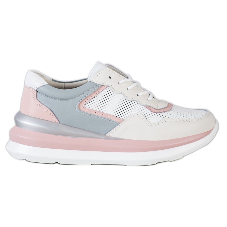ARTIKER Sneakers in pelle sulla piattaforma multicolore