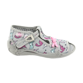 Scarpe per bambini Befado 213P123 rosa argento