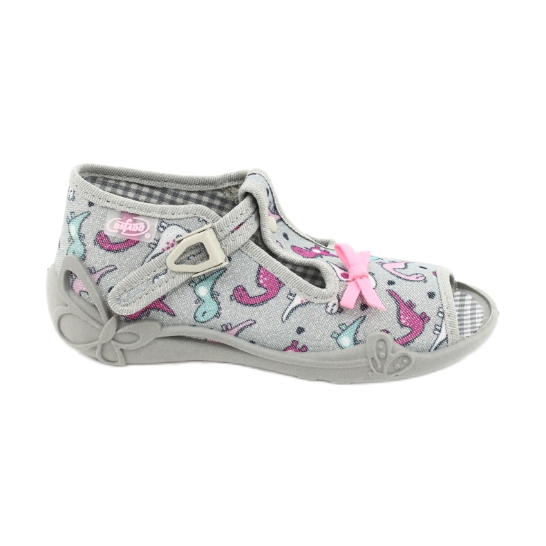 Scarpe per bambini Befado 213P123 rosa d'argento