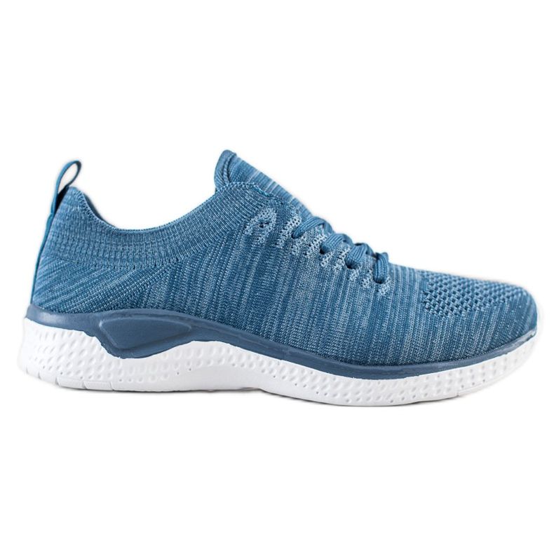 SHELOVET Scarpe sportive stringate blu