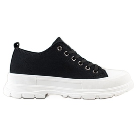 SHELOVET Sneakers nere sulla piattaforma nero