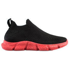 SHELOVET Scarpe da ginnastica slip-on alla moda nero