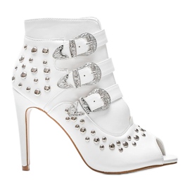 Pumps bianche sul tallone di Abigail bianco