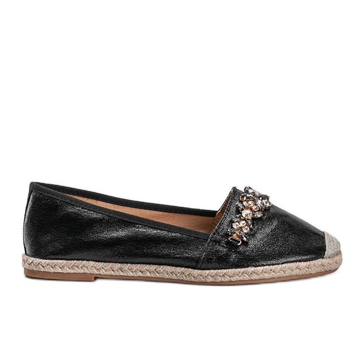 Espadrillas Dylan in ecopelle nera nero