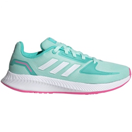 Adidas Runfalcon 2.0 K Jr FY9502 scarpe da corsa verde
