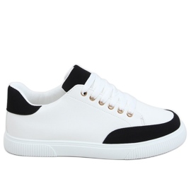 Sneakers da donna bianche 6110 Nere bianco nero