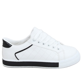 Sneakers da donna bianche e nere A88-86 Black bianco nero