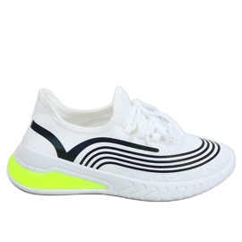 Bianco 3436 Calze bianche scarpe sportive bianca