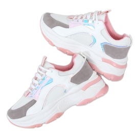 Scarpe sportive bianche R12YD518-11 Rosa bianco