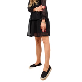 Espadrillas nere da donna A666-ESP-1 Black nero