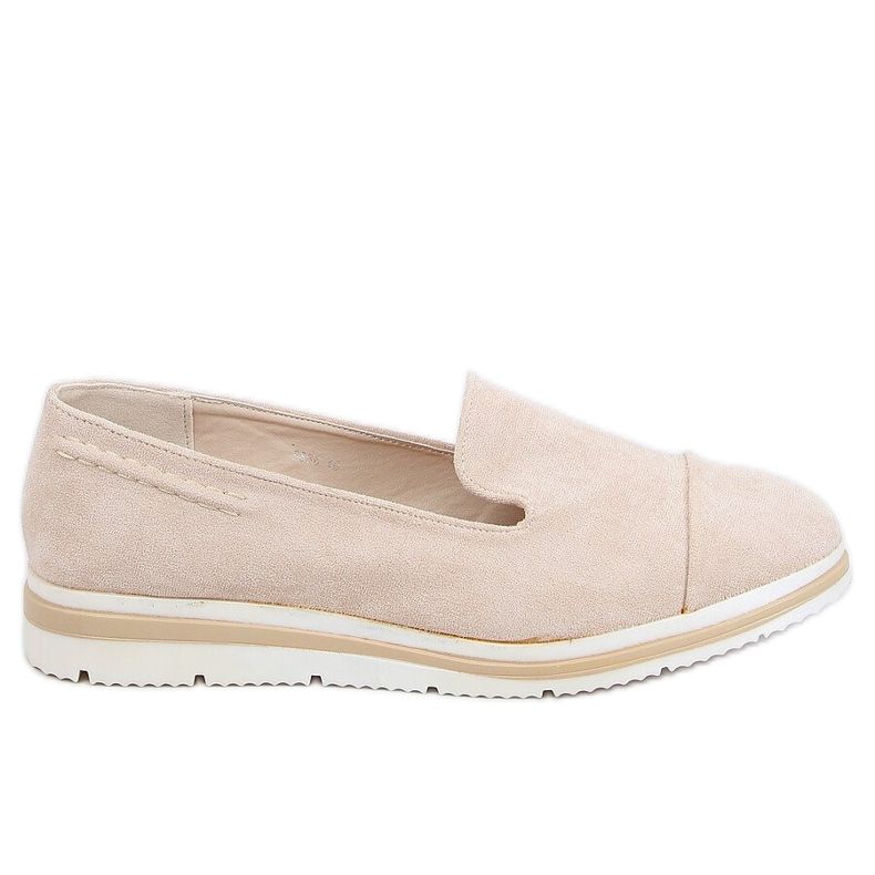 Mocassini con suola alta 5836 Beige